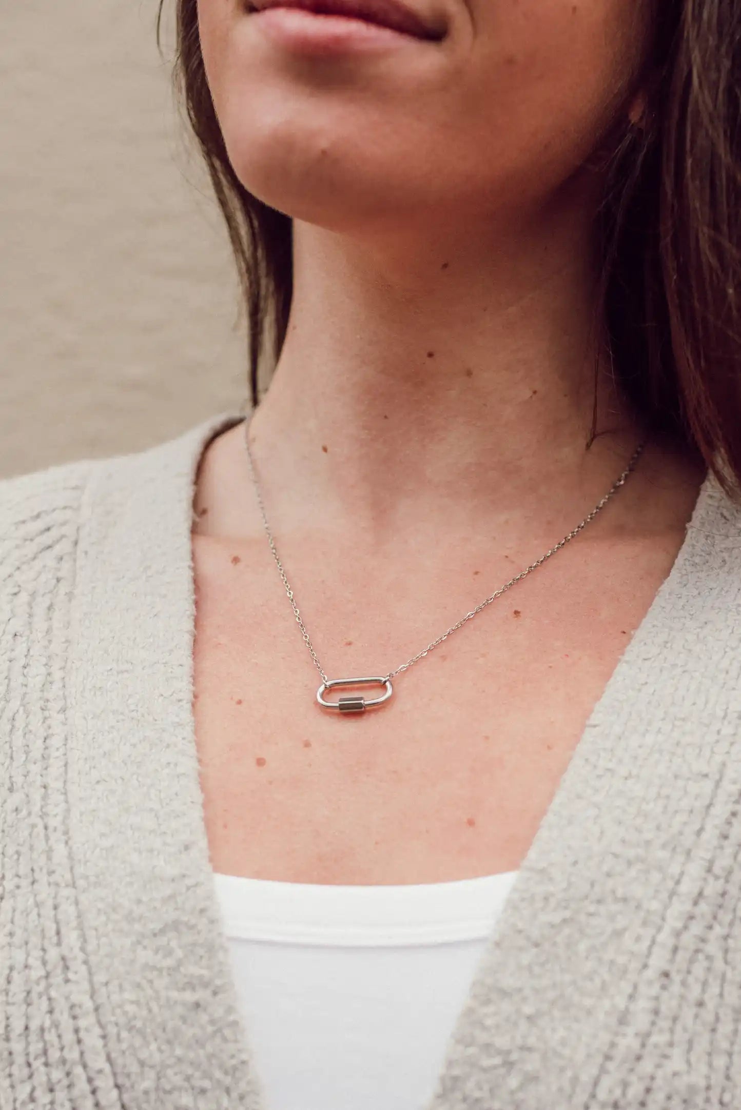 Claire Carabiner Necklace