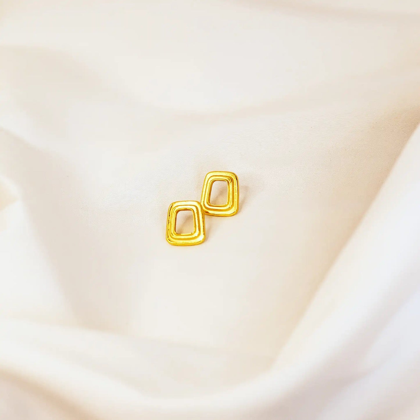 Anastasia Cut Out Trapezoid Earrings