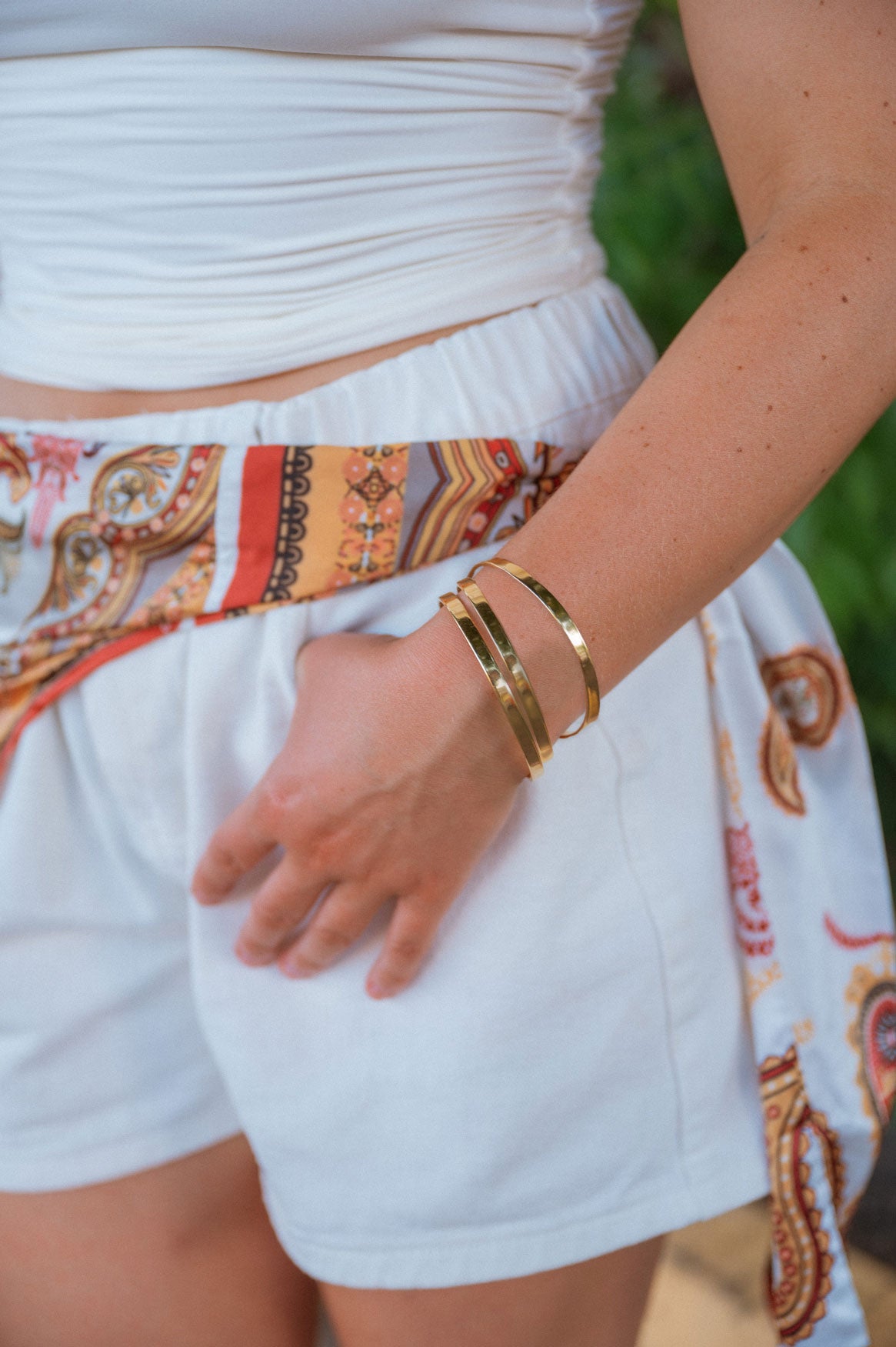 Sasha Flat Bangle Set