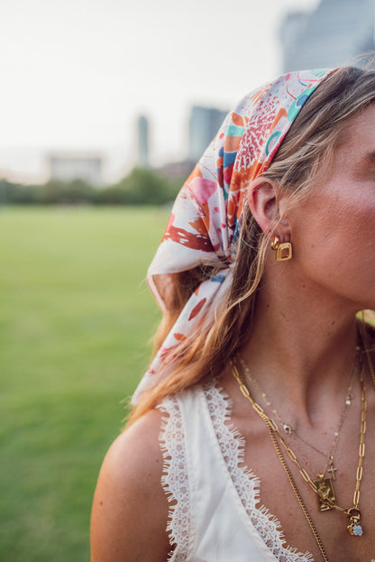 Anastasia Cut Out Trapezoid Earrings