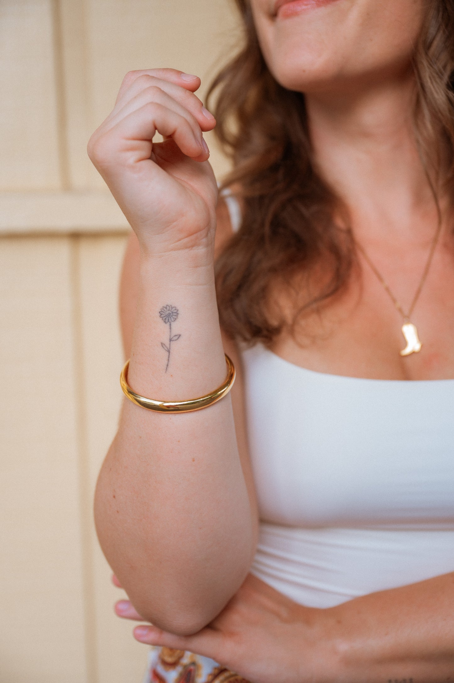 Keira Rounded Bangle Bracelet