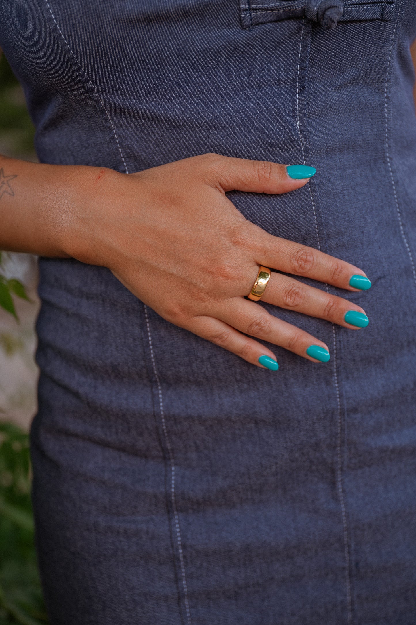 Mims Smooth Thick Ring
