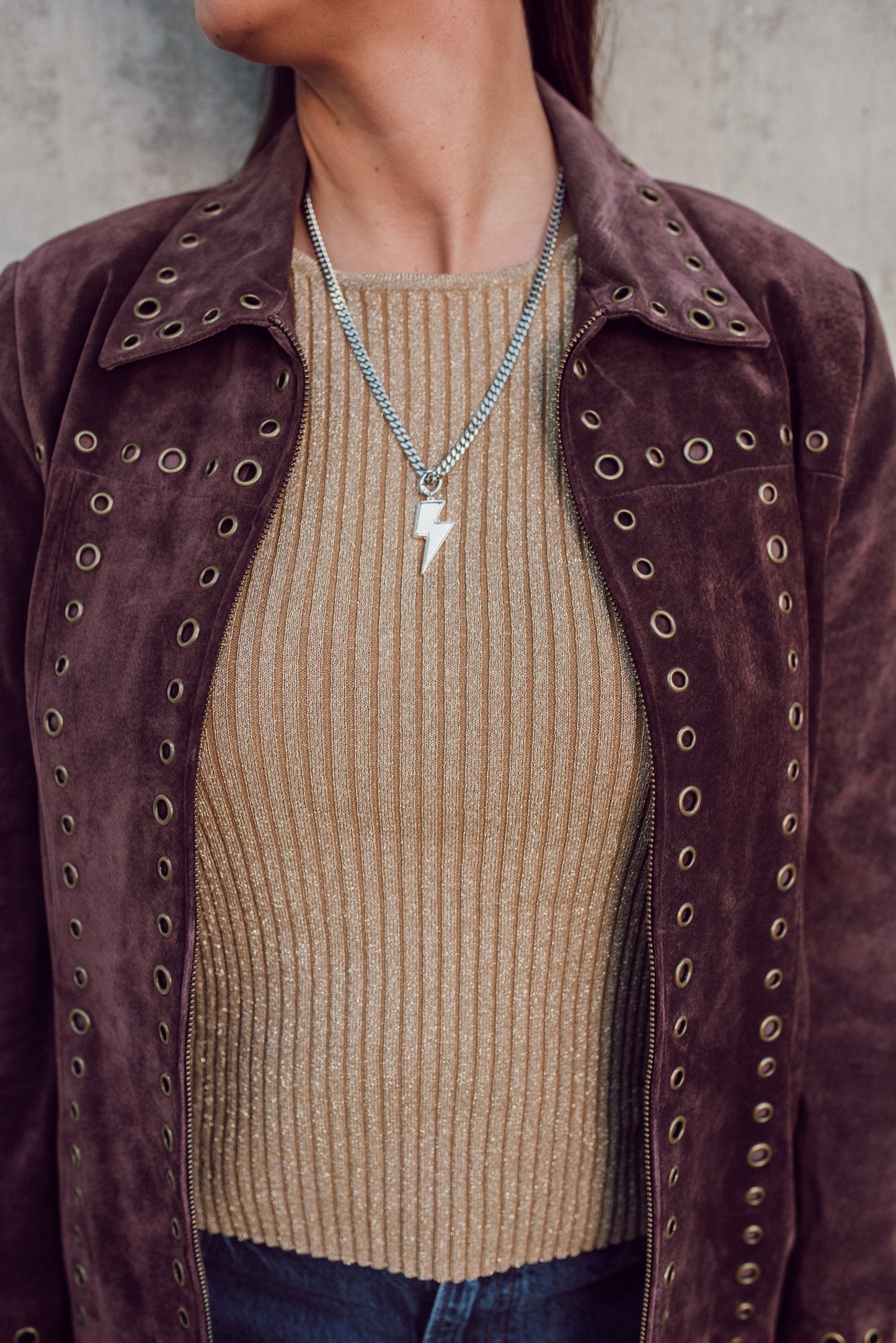 Lottie Lightning Bolt Pendant