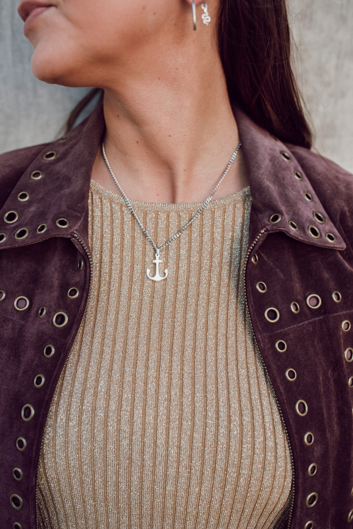 Large Anchor Pendant