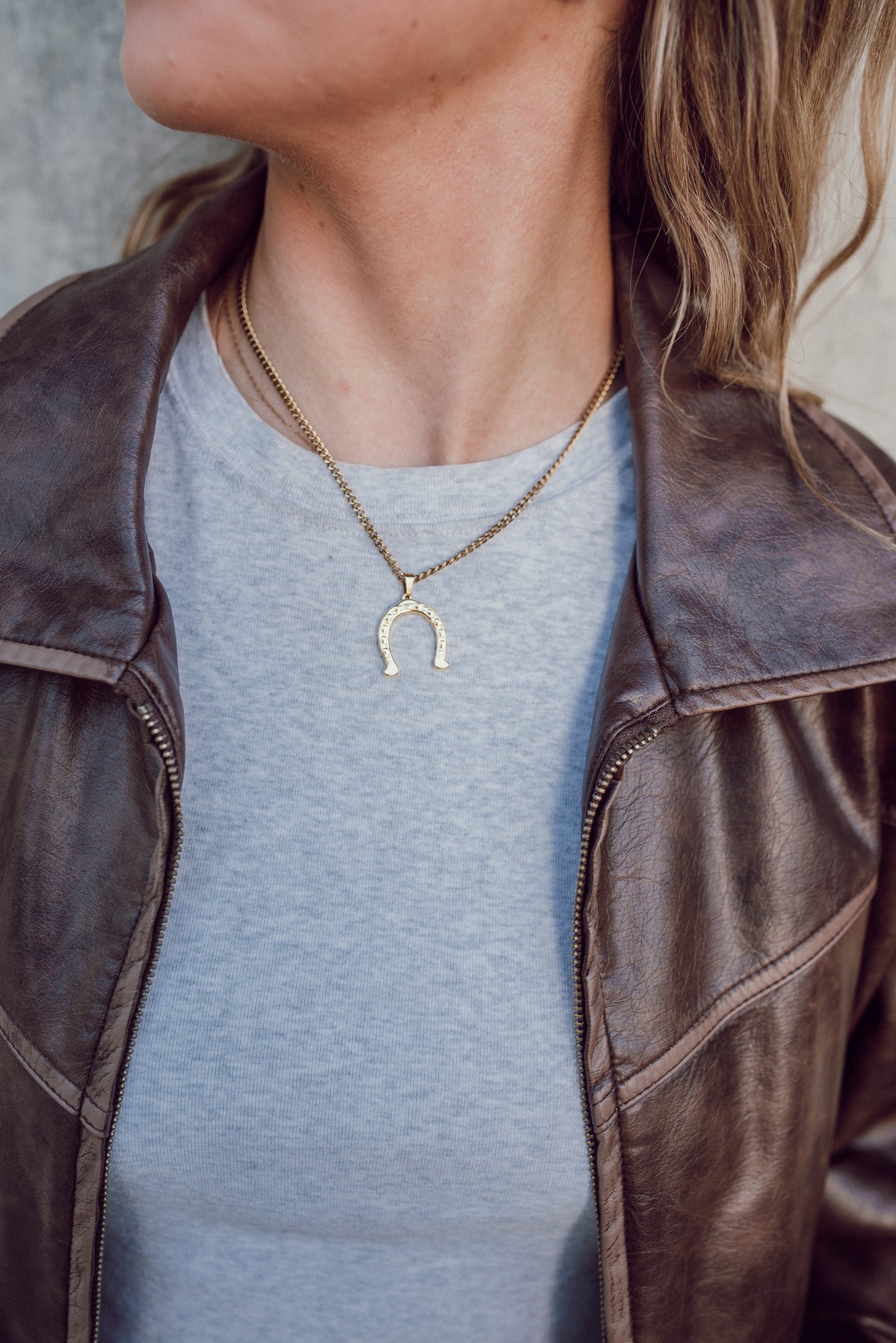 Large Horseshoe Pendant