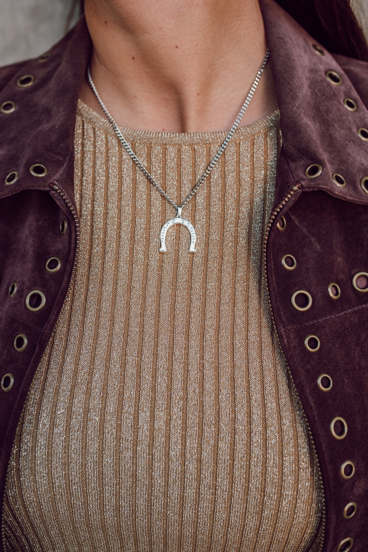 Large Horseshoe Pendant
