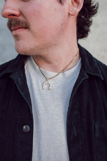 Large Horseshoe Pendant