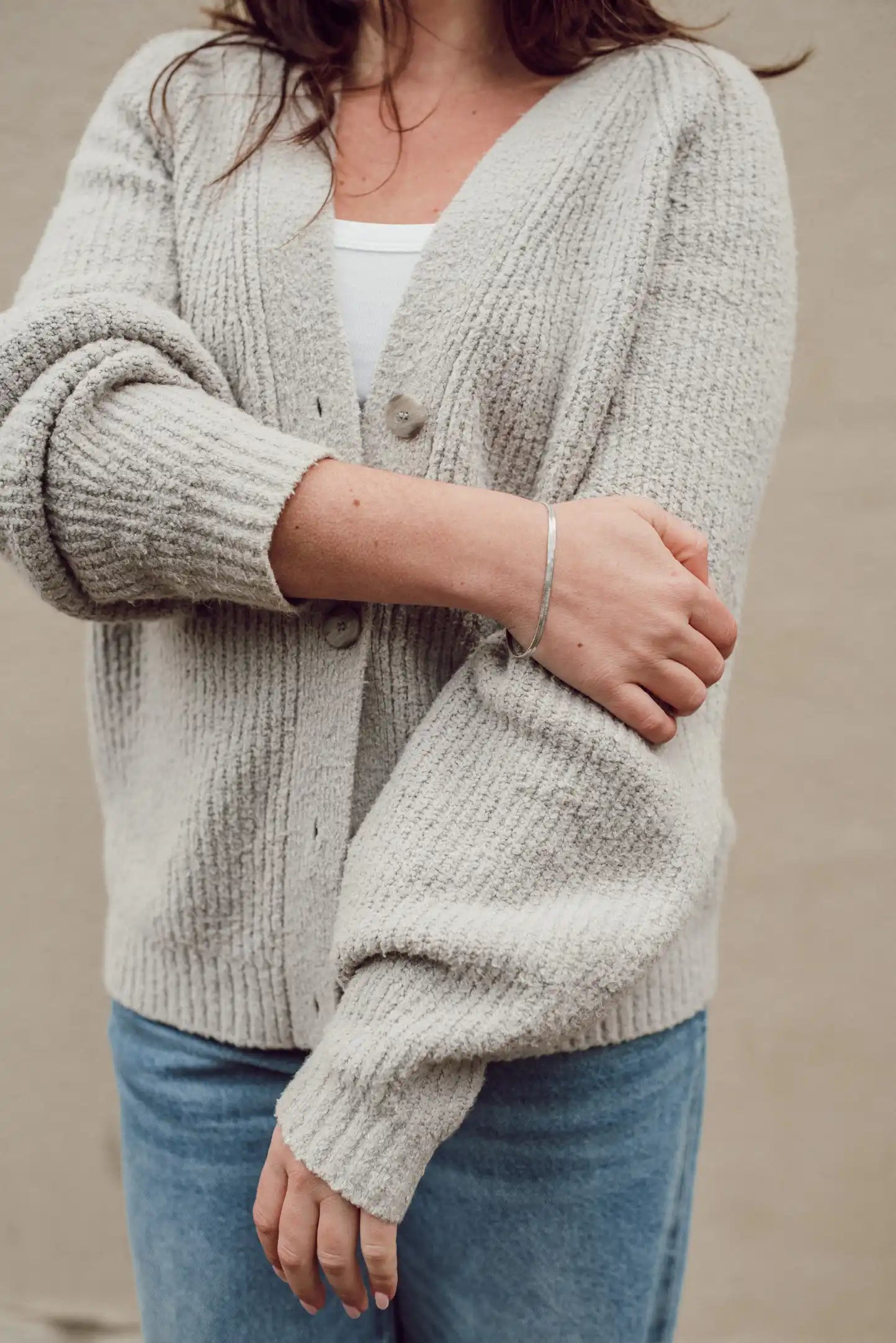 Heather Herringbone Bracelet