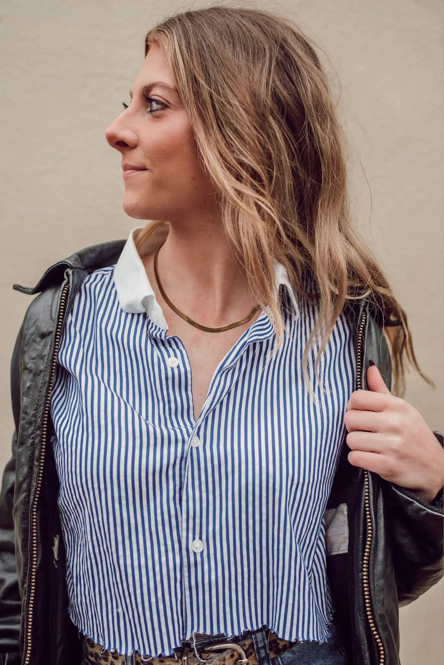 Heather Herringbone Necklace